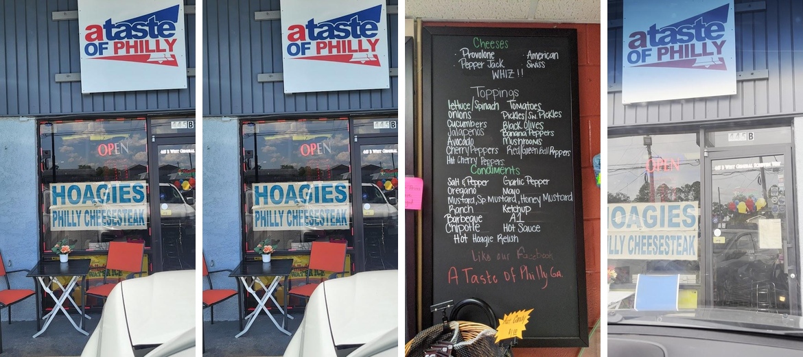 A Taste of Philly Menu